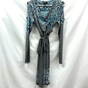 Nicole by Nicole Miller Size Small Long Sleeve Cold shoulder Dress